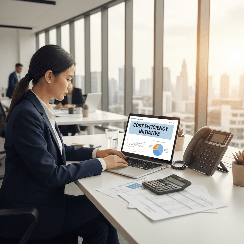 Reviewing cost savings from VoIP implementation