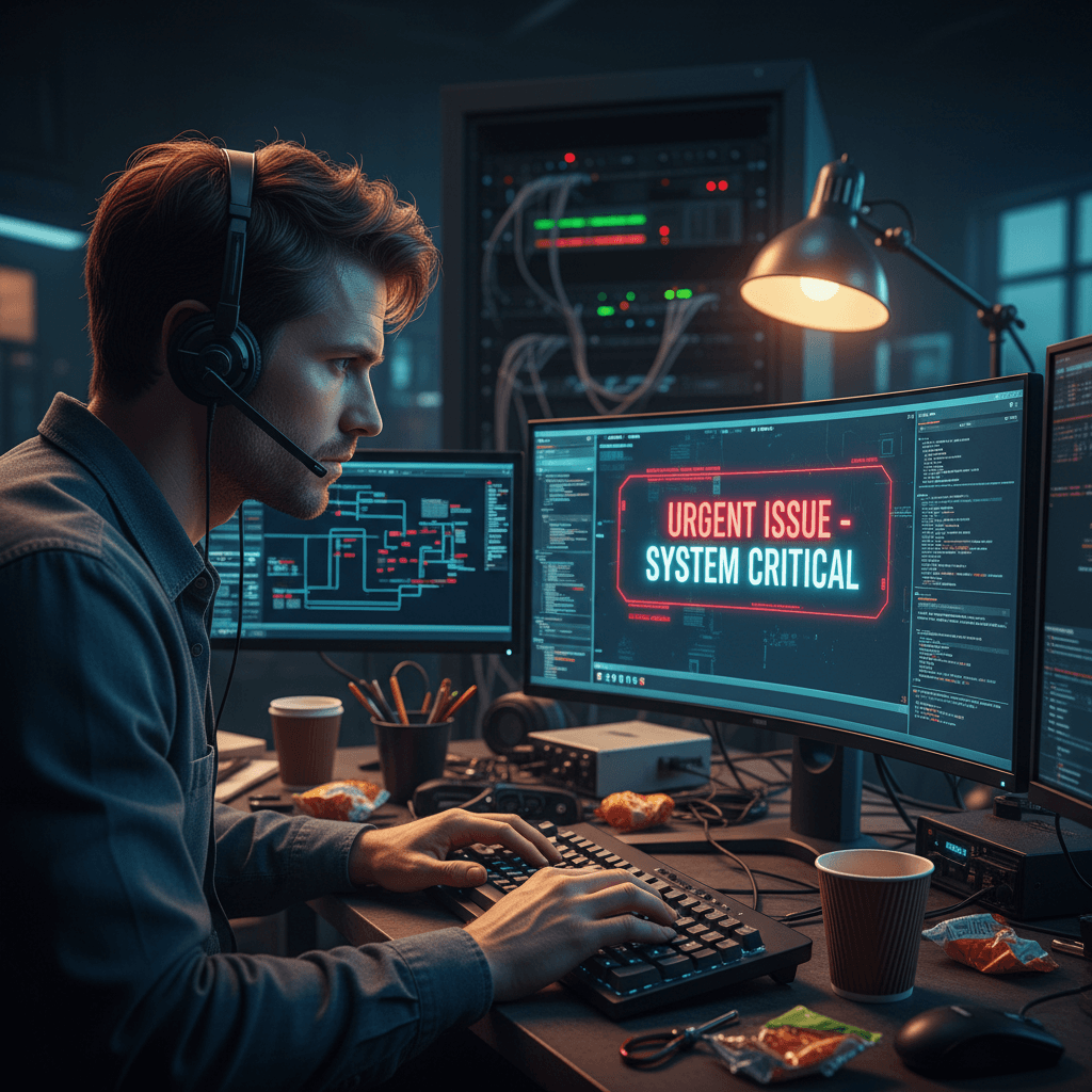 Emergency technical support response