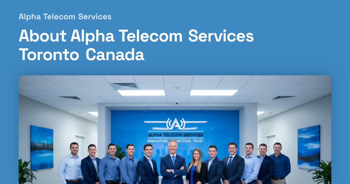 About Alpha Telecom Services Toronto Canada
